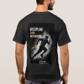 🔥 十代男子のための規律トレーニング 💪 Tシャツ (裏面)