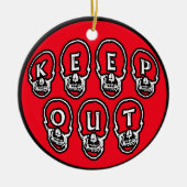 十代部屋のためのドア・ハンガー セラミックオーナメント (正面)