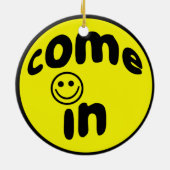 十代部屋のためのドア・ハンガー セラミックオーナメント (裏面)