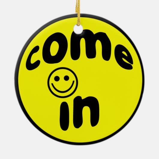 十代部屋のためのドア・ハンガー セラミックオーナメント (裏面)