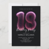 十八歳 招待状 (正面)