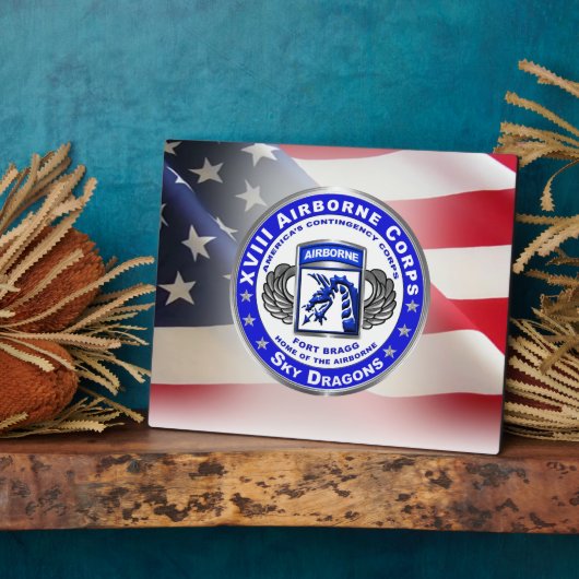 十八空挺部隊「空ドラゴン」 フォトプラーク (側面)