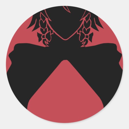 十六夜ダイナミクスロゴシール ラウンドシール (正面)