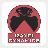 十六夜ダイナミクスロゴ文字 スクエアシール (正面)