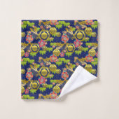 十六日本の九（じゅろくく）浴衣セット バスタオルセット (ウォッシュタオル)