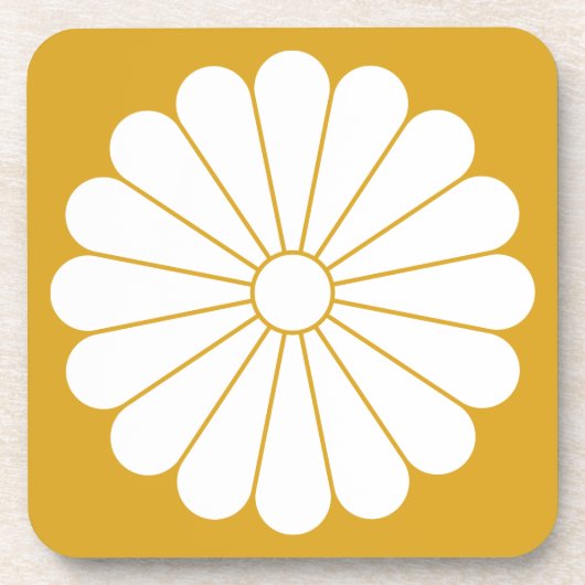 十六菊 コースター (正面)