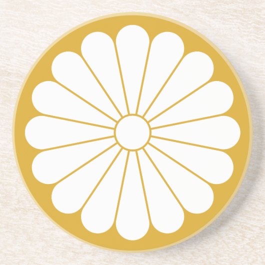 十六菊 コースター (正面)