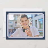 十六誕生日免許プレート誕生日パーティー 招待状 (裏面)