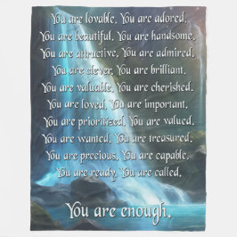 十分だ – フリースブランケット