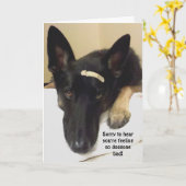 十分なりまちくしょう悪い状態をそう感じます カード (黄色い花)