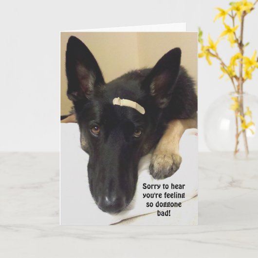 十分なりまちくしょう悪い状態をそう感じます カード (黄色い花)