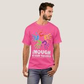 十分なエンドガン暴力オ保護レンジママパパパー Tシャツ (正面フル)