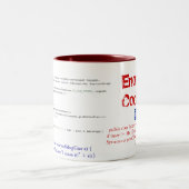 十分なコーディング! ツートーンマグカップ (中央)