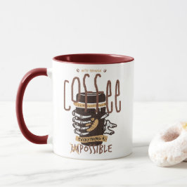 十分なコーヒーがあればすべては可能 マグカップ