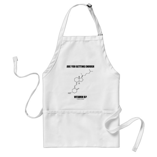 十分なビタミンDを得ていますか。 Cholecalciferol スタンダードエプロン (正面)