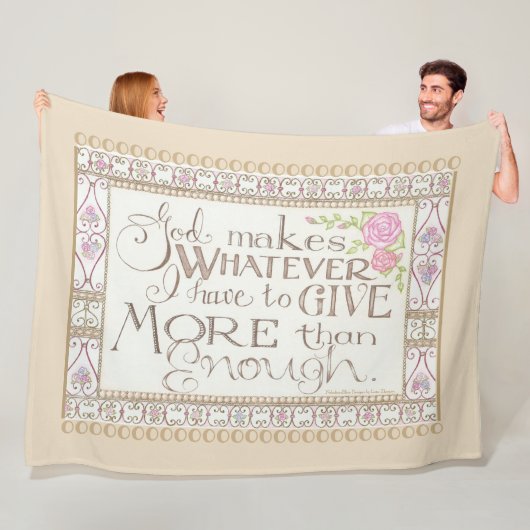 十分なフリースブランケット(Tan) フリースブランケット (インサイチュ)