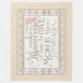 十分なフリースブランケット(Tan) フリースブランケット