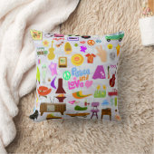 十分なレトロの物得られる クッション (ブランケット)