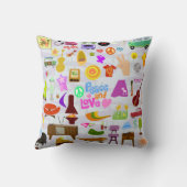 十分なレトロの物得られる クッション (裏面)