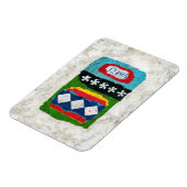 十分な冷凍機のマグネットアートを閉じる マグネット (左側)