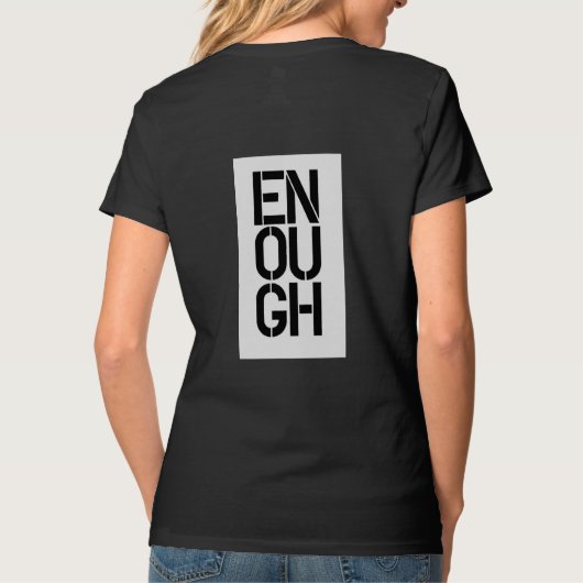 十分な女性ティー Tシャツ (裏面)