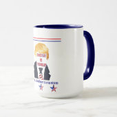 十分な抗議のマグ マグカップ (正面右)