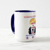 十分な抗議のマグ マグカップ (正面左)