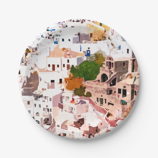 十分な旅行は、あなた自身を満たす ペーパープレート (正面)