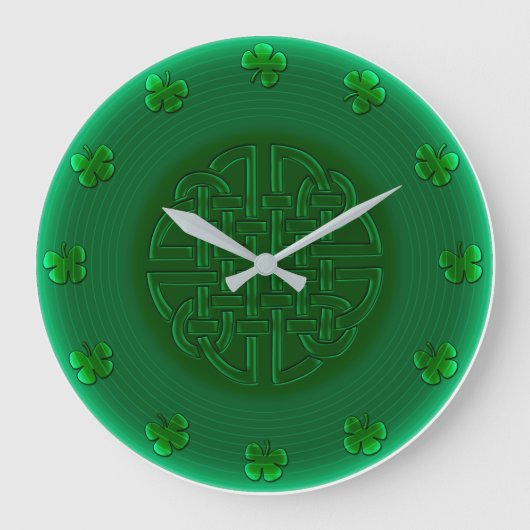 十分な時間を結ぶ ラージ壁時計 (正面)