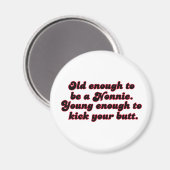 十分な歳のノニー マグネット (正面/裏面)