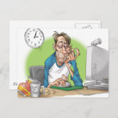 十分な睡眠 ポストカード (正面/裏面)