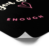 十分な精神的な健康が必要とされる愛すべき問題 ポスター (角)