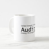 十分な聴講者になるほど熟練してい熱狂するる コーヒーマグカップ (正面左)