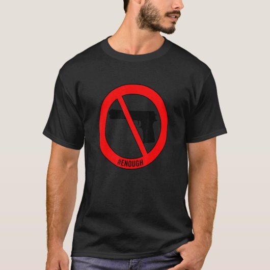 十分な衣服オレンジの日アンチ銃エンド銃の暴力C Tシャツ (正面)