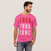 十分な銃の制御を今すぐプロの銃の制御 Tシャツ (正面フル)