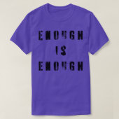 十分な1 Tシャツ (デザイン正面)