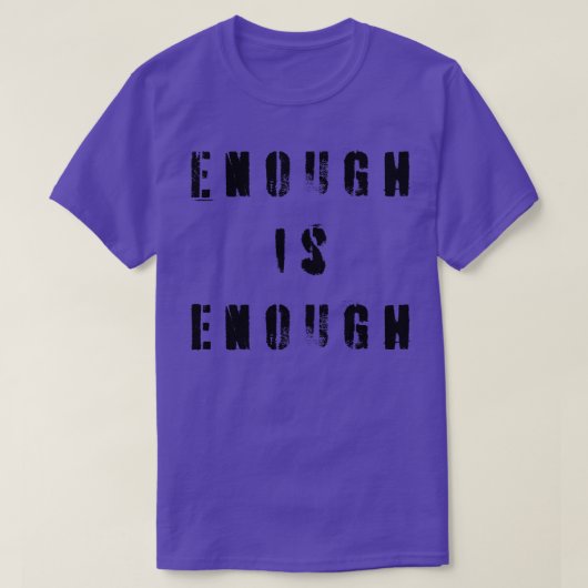 十分な1 Tシャツ (デザイン正面)