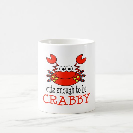 十分にかわいいCrabbyあるため コーヒーマグカップ (中央)