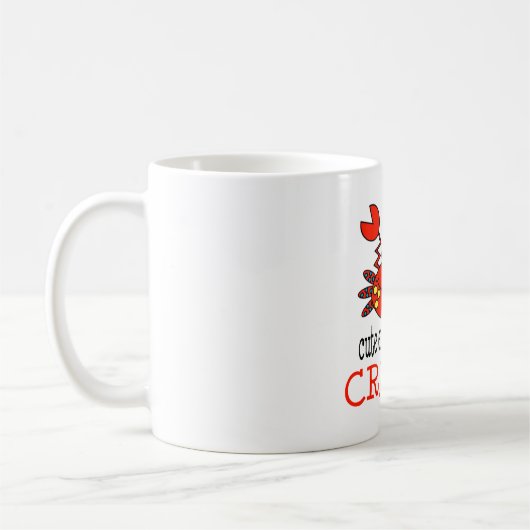 十分にかわいいCrabbyあるため コーヒーマグカップ (左)