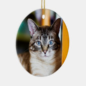 十分にはえのシャム猫のオーナメントのRummy セラミックオーナメント (右)