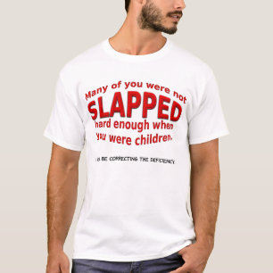 十分にぶたれた面白いシャツ Tシャツ