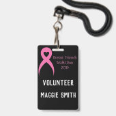 十分にカスタマイズ可能なバッジ バッジ (正面（ネックストラップ付）)