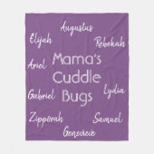 十分にカスタマイズ可能な母毛布 フリースブランケット (正面)