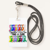 十分にカスタマイズ可能な蟹座のリボンのバッジ バッジ (裏面ランヤード)