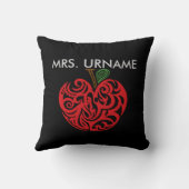 十分にカスタマイズ可能な黒板の版先生 クッション (裏面)