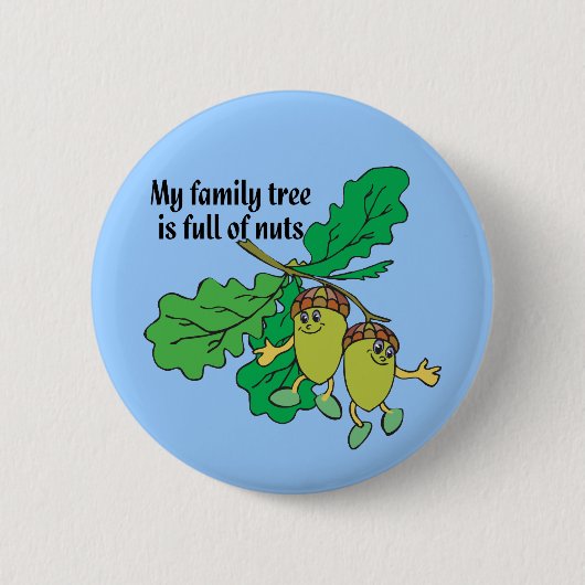 十分にナットの 缶バッジ (正面)