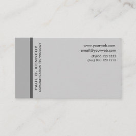 十分にプレッピーな微妙な中立色のミニマリスト 名刺