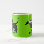 十分に休みなさい。レゴ・ベルトの生活のヒント ツートーンマグカップ (中央)