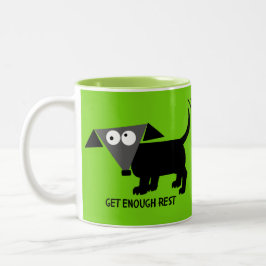 十分に休みなさい。レゴ・ベルトの生活のヒント ツートーンマグカップ