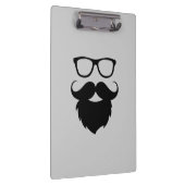 十分に成長したおもしろいなひげの人 クリップボード (右)